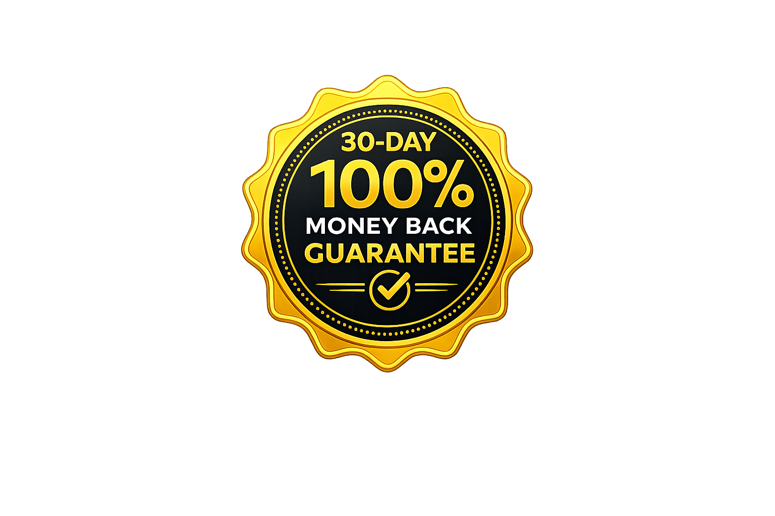 30-Day 100% Money-Back Guarantee
